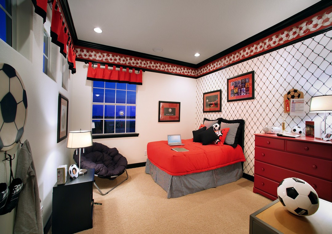 Soccer Decorations For Bedroom
 Stylish Soccer Themed Bedroom Design For Boys 8 De agz