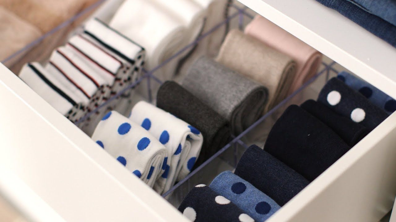 Sock Drawer Organizer DIY
 Pin on Cleaning and Organizing