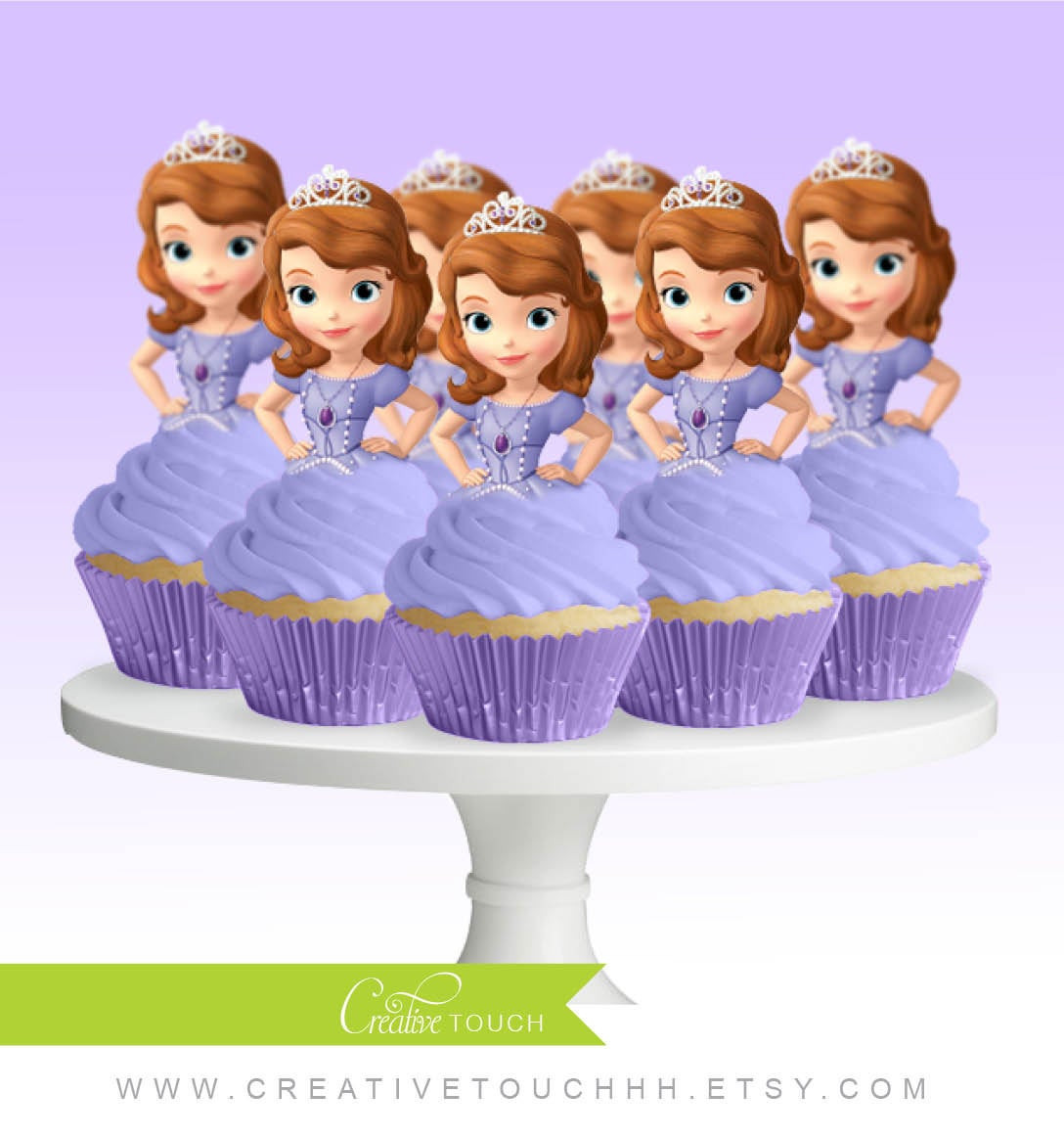 Sofia The First Cupcakes
 Sofia the first Cupcake Toppers Sofia the first Cake topper