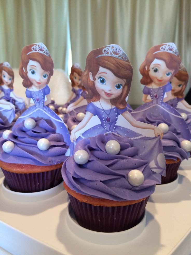 Sofia The First Cupcakes
 Pin on Pins I Have Tried