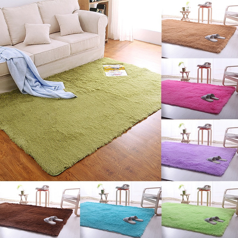 Soft Rug For Living Room
 Hairy big Carpet Home Textile Living Room Rugs Plush