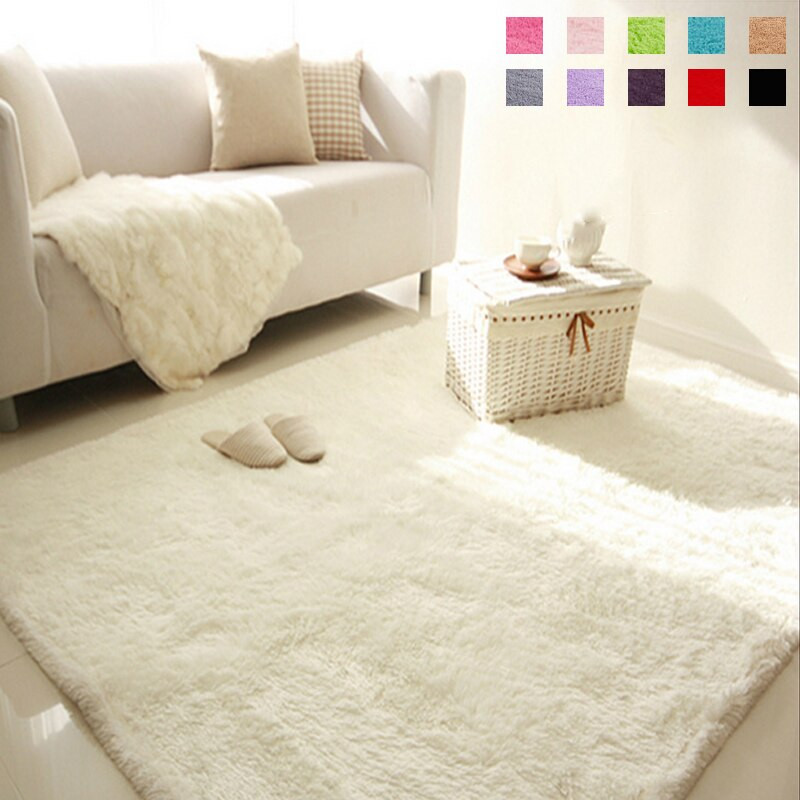 Soft Rug For Living Room
 Soft Fluffy Shaggy Rectangle Carpet Floor Mat Living Room