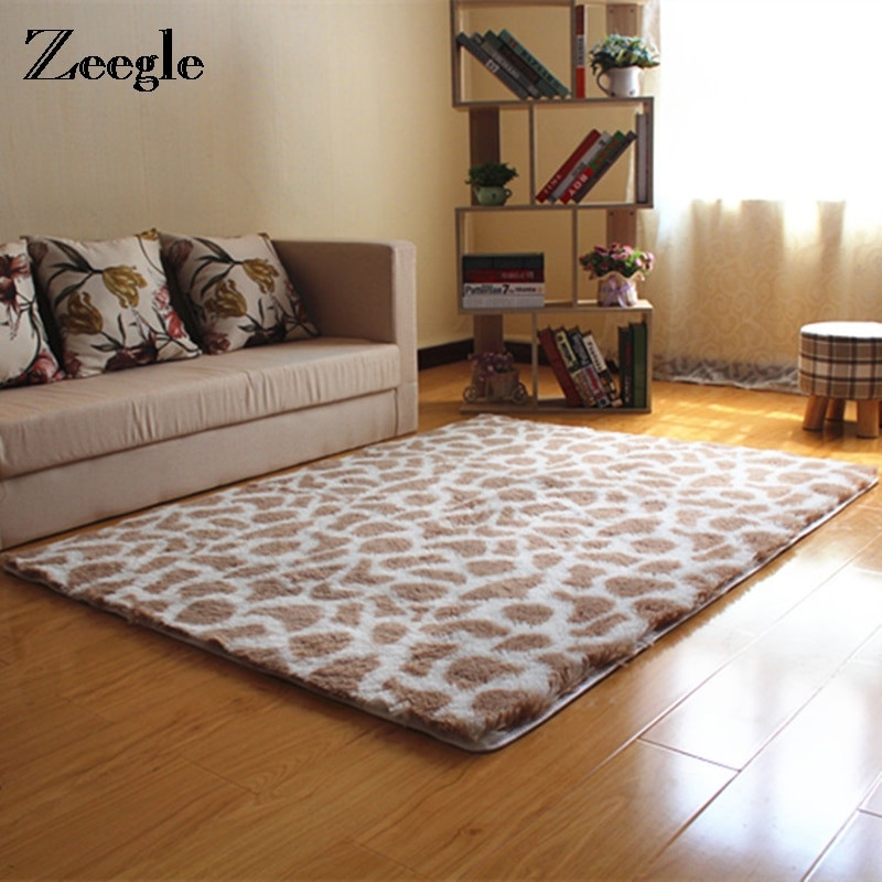 Soft Rug For Living Room
 Zeegle Plush Soft Shaggy Carpet For Living Room Kids