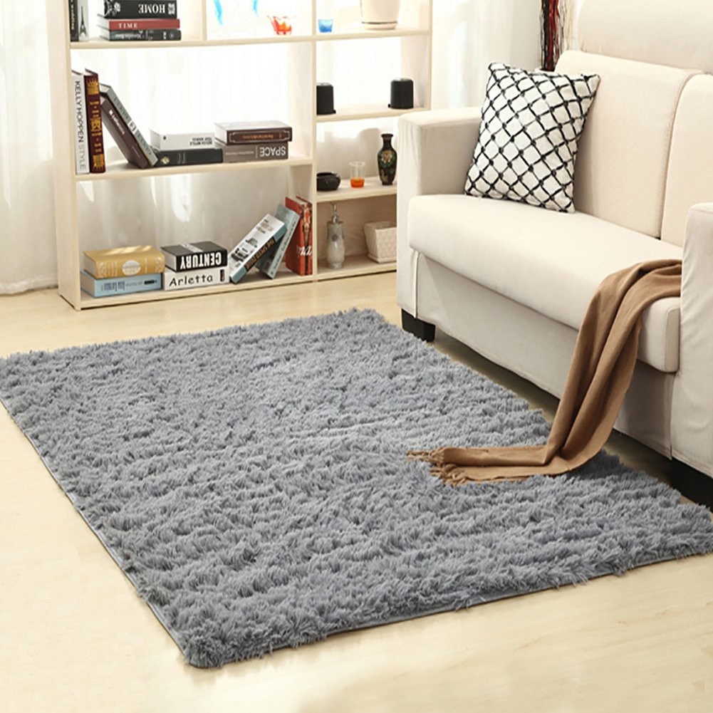 Soft Rug For Living Room
 Soft Indoor Modern Area Rugs Fluffy Living Room Carpets