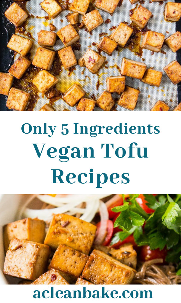 Soft Tofu Recipes Vegan
 Baked Tofu 5 Ingre nts Needed Weeknight Tofu