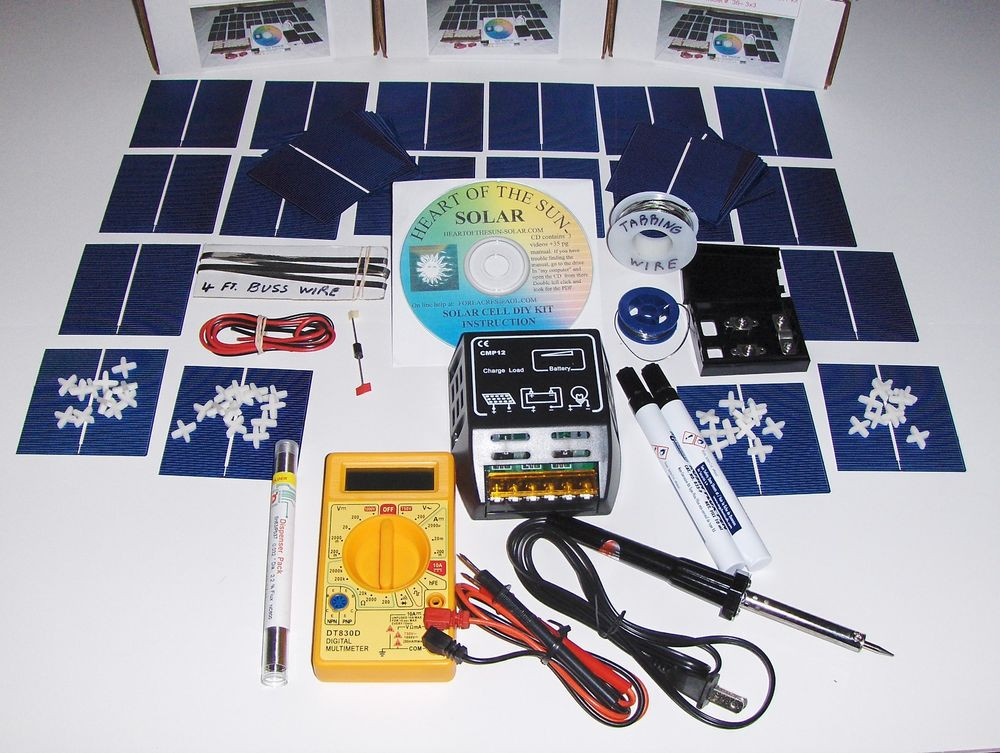 Solar DIY Kit
 Learn to build your own solar cells panels diy kit