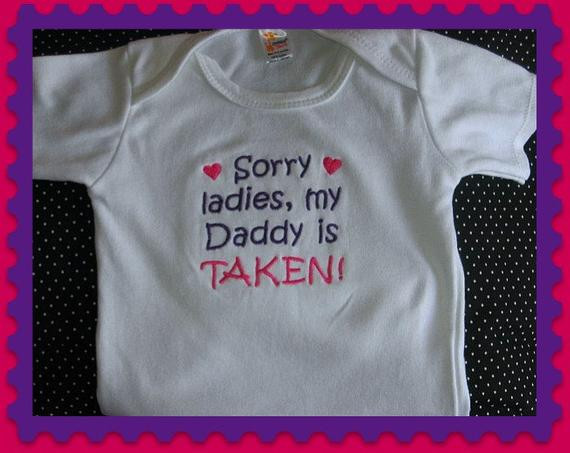 Sorry Baby Daddy Quotes
 Items similar to Funny baby saying one piece Sorry la s