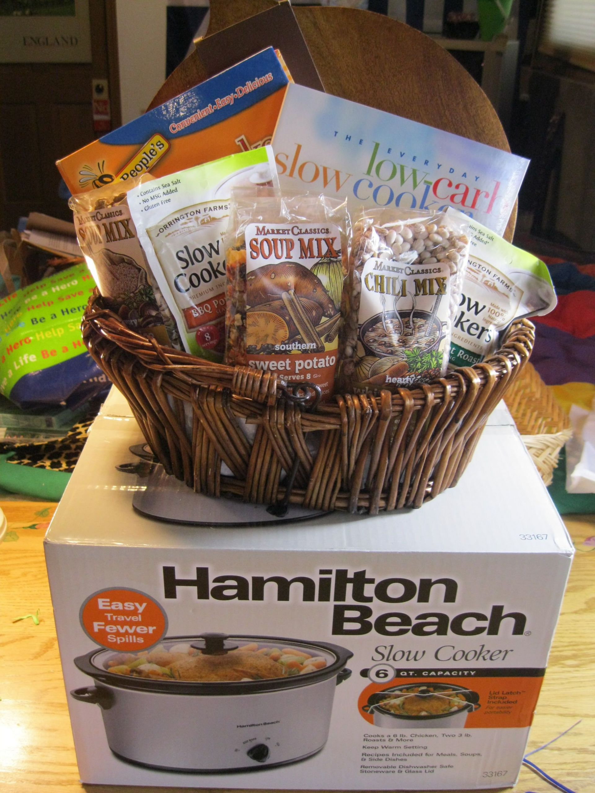 Soup Gift Basket Ideas
 "No Soup for You" raffle basket available at our