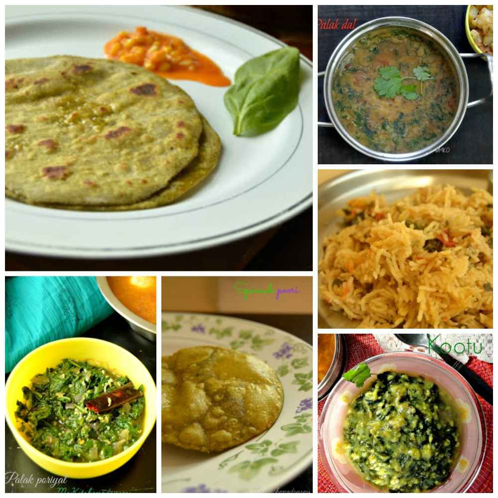 South Indian Spinach Recipes
 9 Easy Indian Spinach Recipes