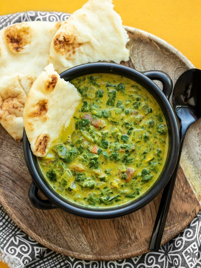 South Indian Spinach Recipes
 Indian Style Creamed Spinach Recipe in 2020