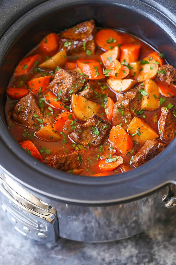 Southern Beef Stew Recipe
 Cozy Slow Cooker Beef Stew