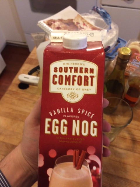 Southern Comfort Vanilla Spice Eggnog
 Southern fort Non Alcholic Vanilla Spice Egg Nog