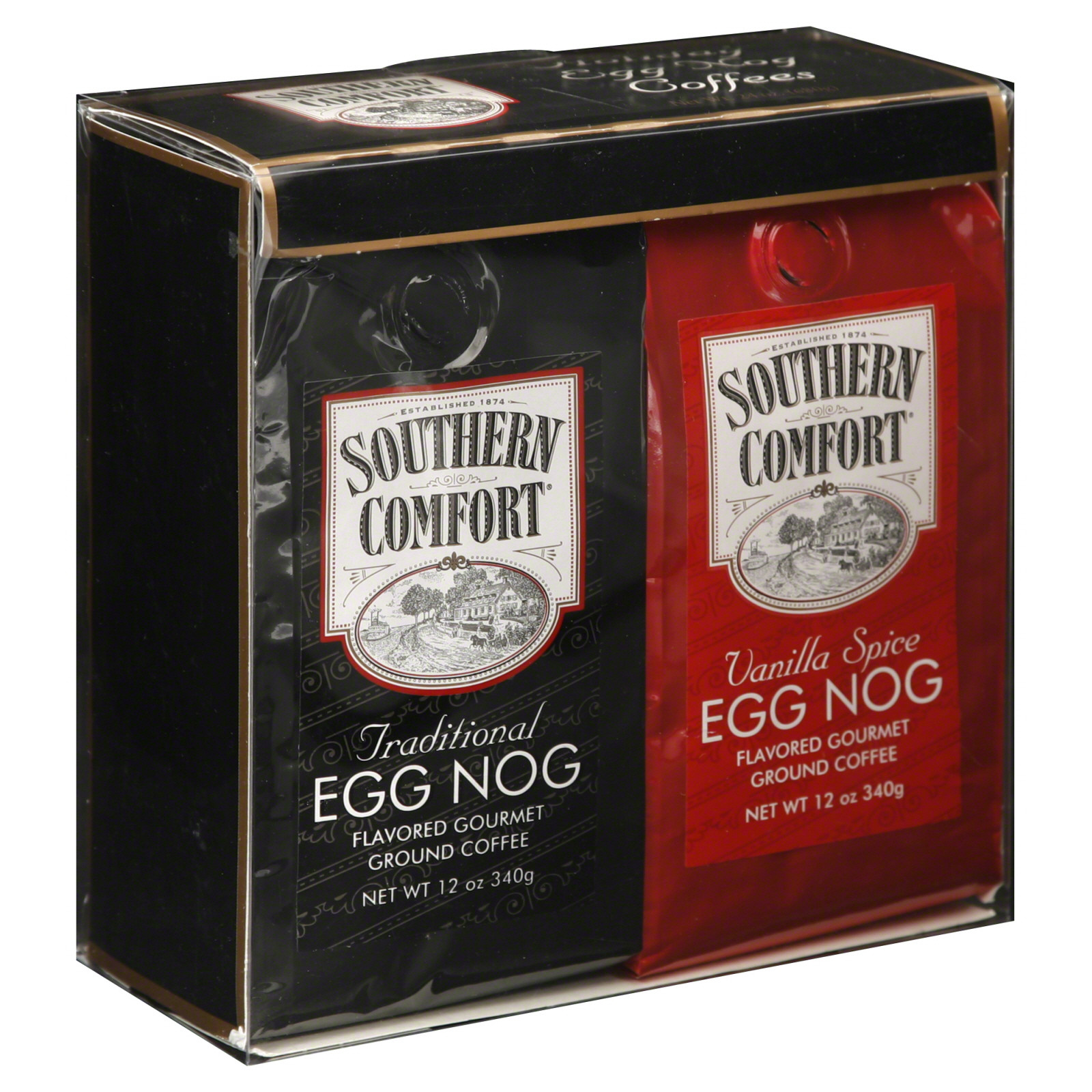 Southern Comfort Vanilla Spice Eggnog
 Southern fort Coffee Flavored Gourmet Ground