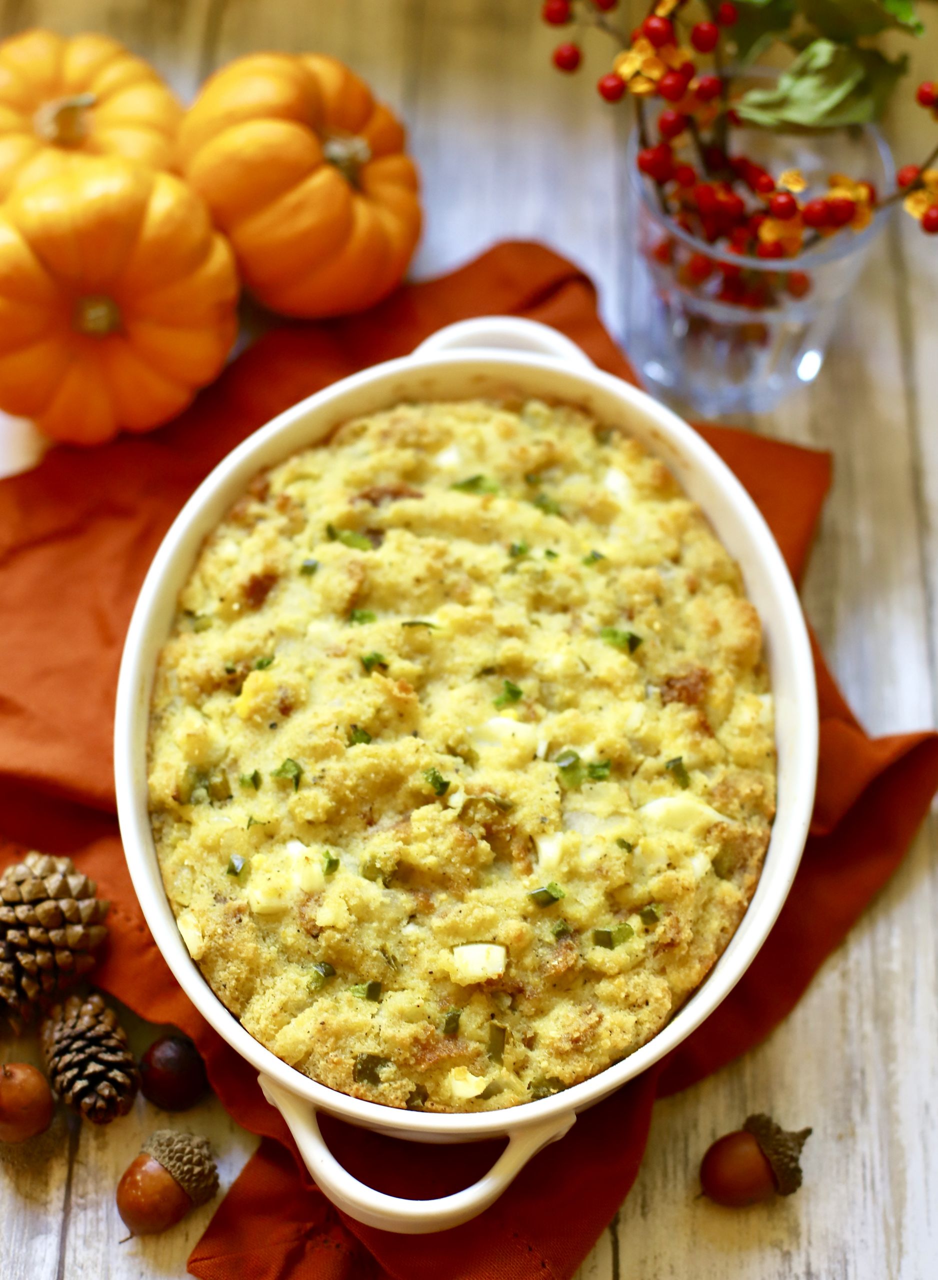 Southern Style Cornbread Dressing
 Traditional Southern Cornbread Dressing