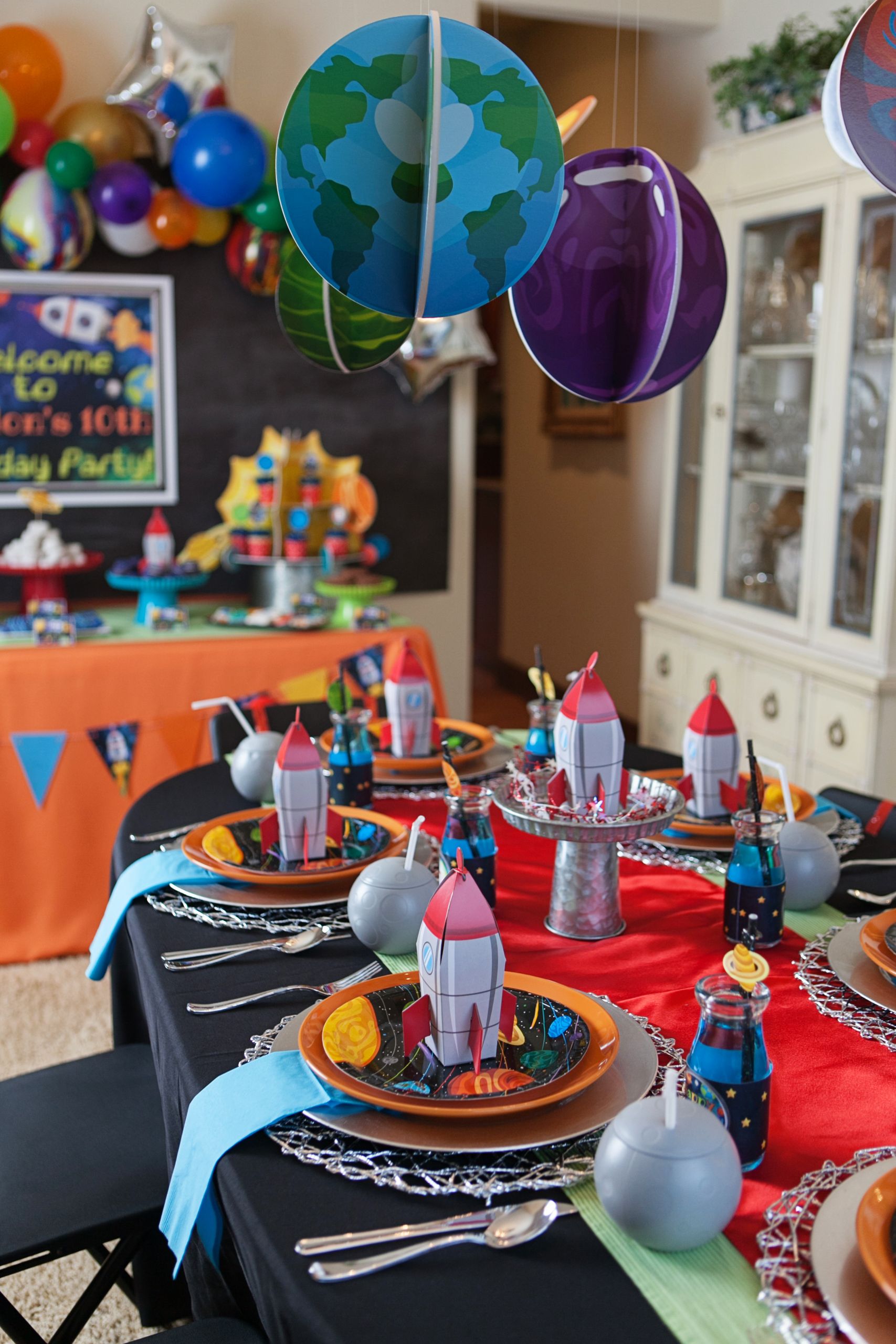 Space Birthday Party
 An Out of this World Boy’s Space Themed Birthday Party