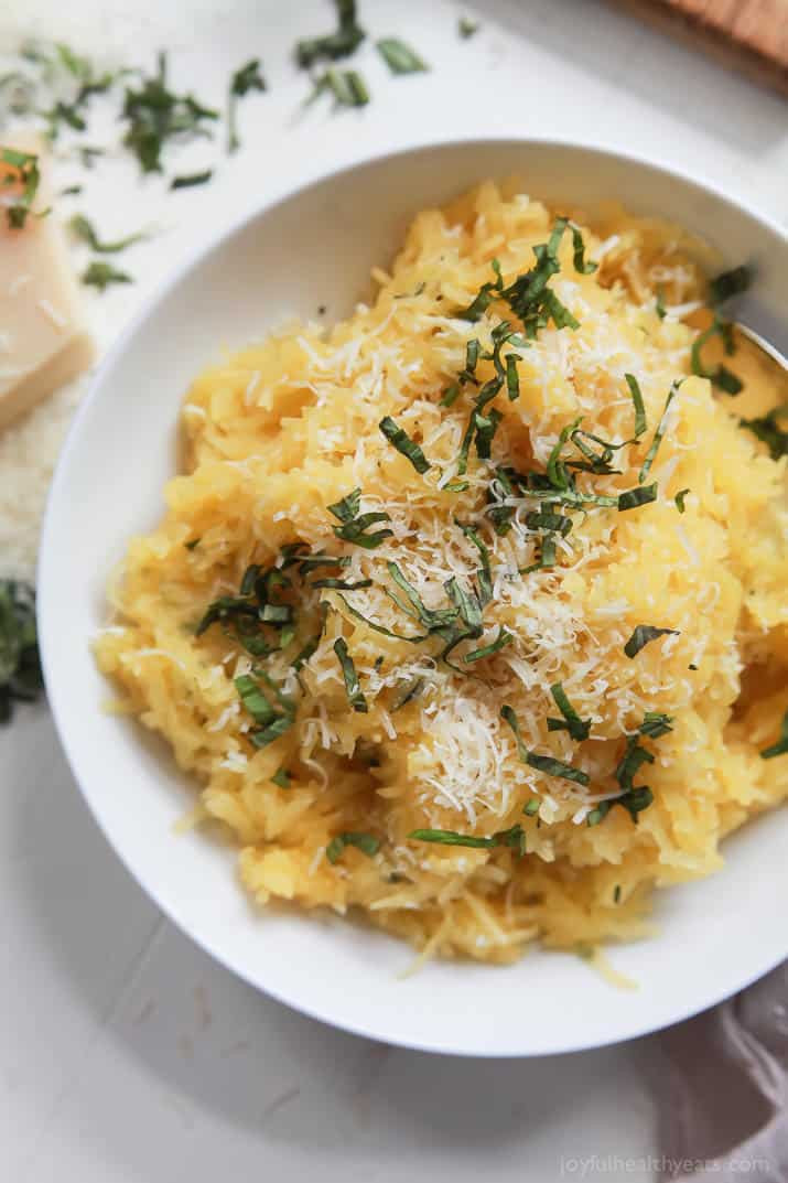 Spaghetti Squash Microwave Recipes
 Parmesan Herb Microwave Spaghetti Squash