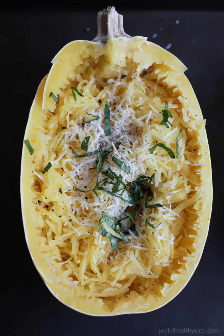 Spaghetti Squash Microwave Recipes
 Parmesan Herb Microwave Spaghetti Squash