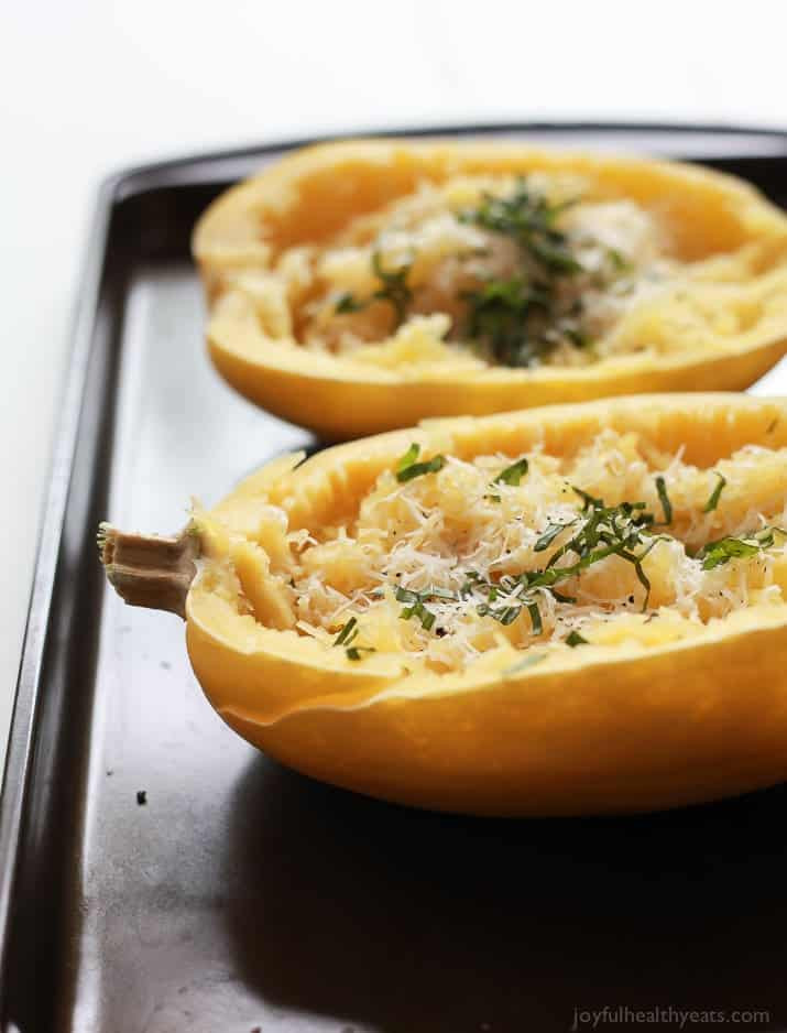 Spaghetti Squash Microwave Recipes
 Parmesan Herb Microwave Spaghetti Squash