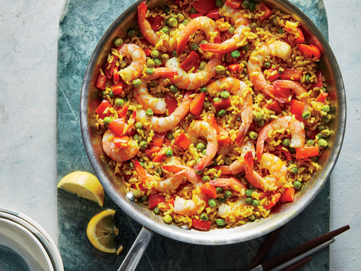 Spanish Rice Dish With Seafood
 Shrimp Paella Recipe Cooking Light