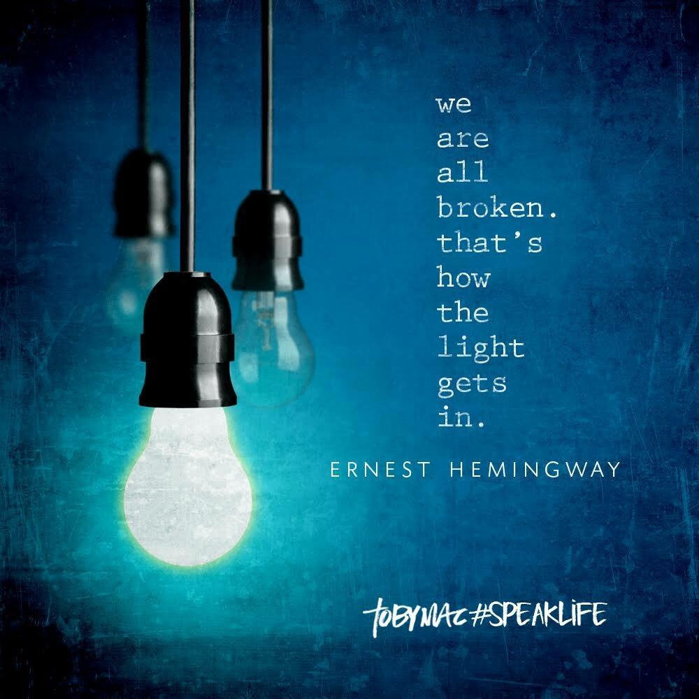 Speak Positive Quotes
 Ernest Hemingway quote SpeakLife God Bless You 4ever