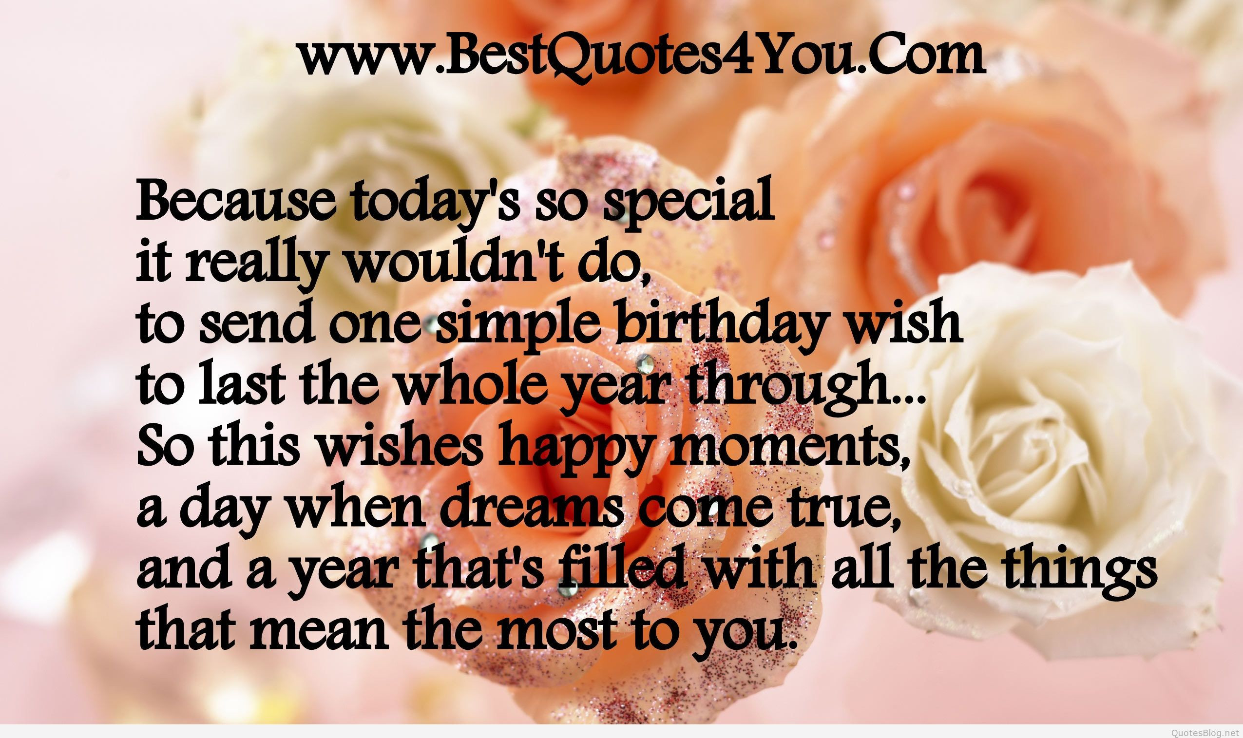 Special Birthday Quotes
 Happy birthday quotes 2015 images