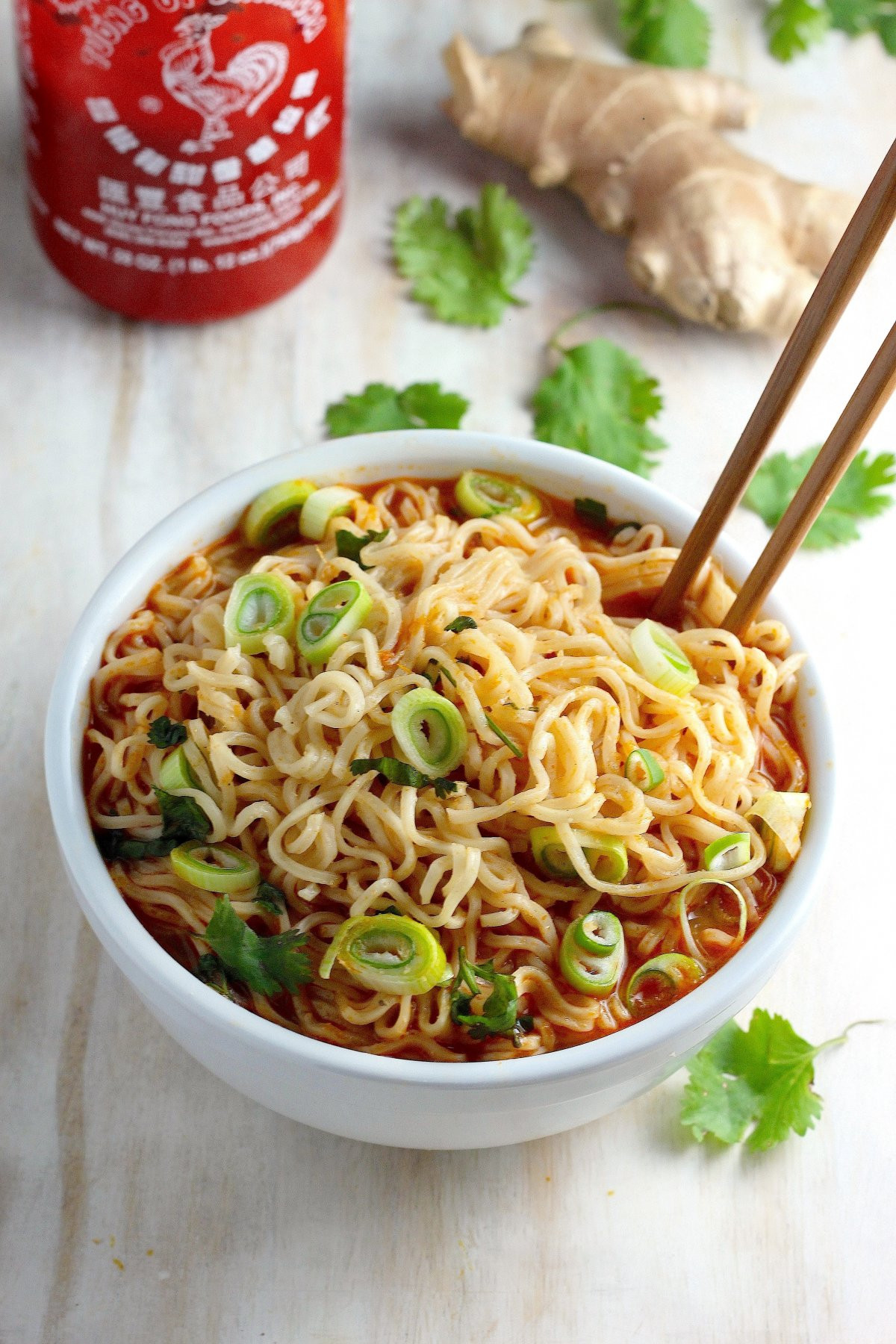 Spiciest Ramen Noodles
 20 Minute Spicy Sriracha Ramen Noodle Soup Baker by Nature
