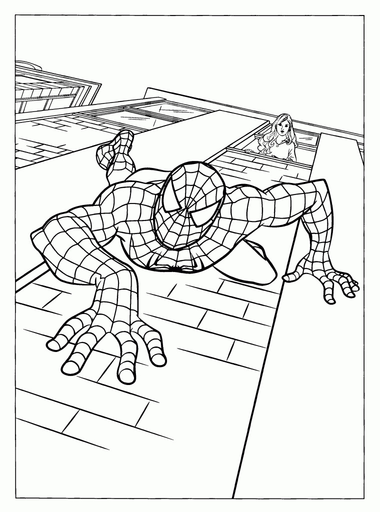 Spiderman Coloring Pages For Kids
 Free Printable Spiderman Coloring Pages For Kids