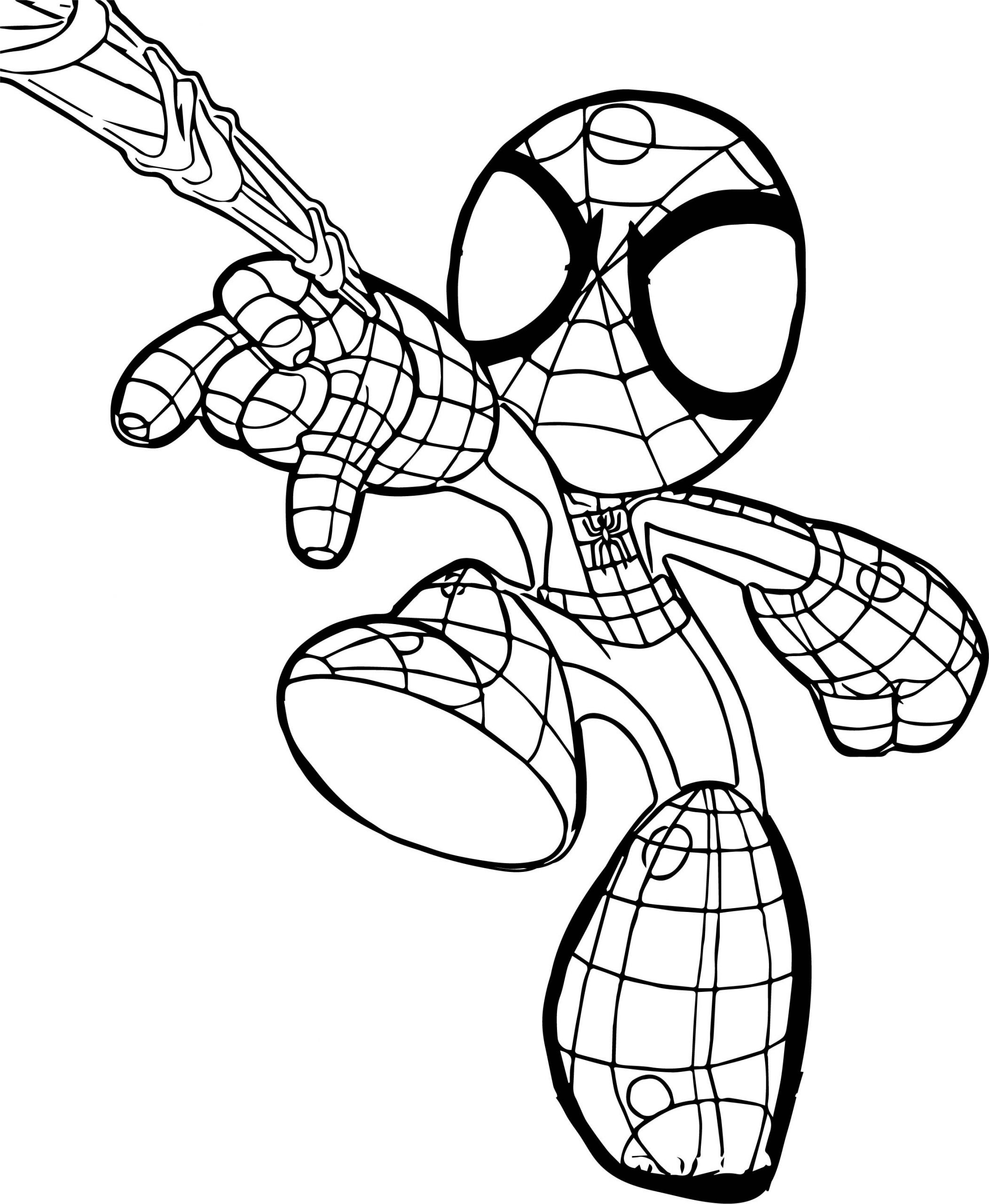 Spiderman Coloring Pages For Kids
 Kids Spider Man Coloring Page