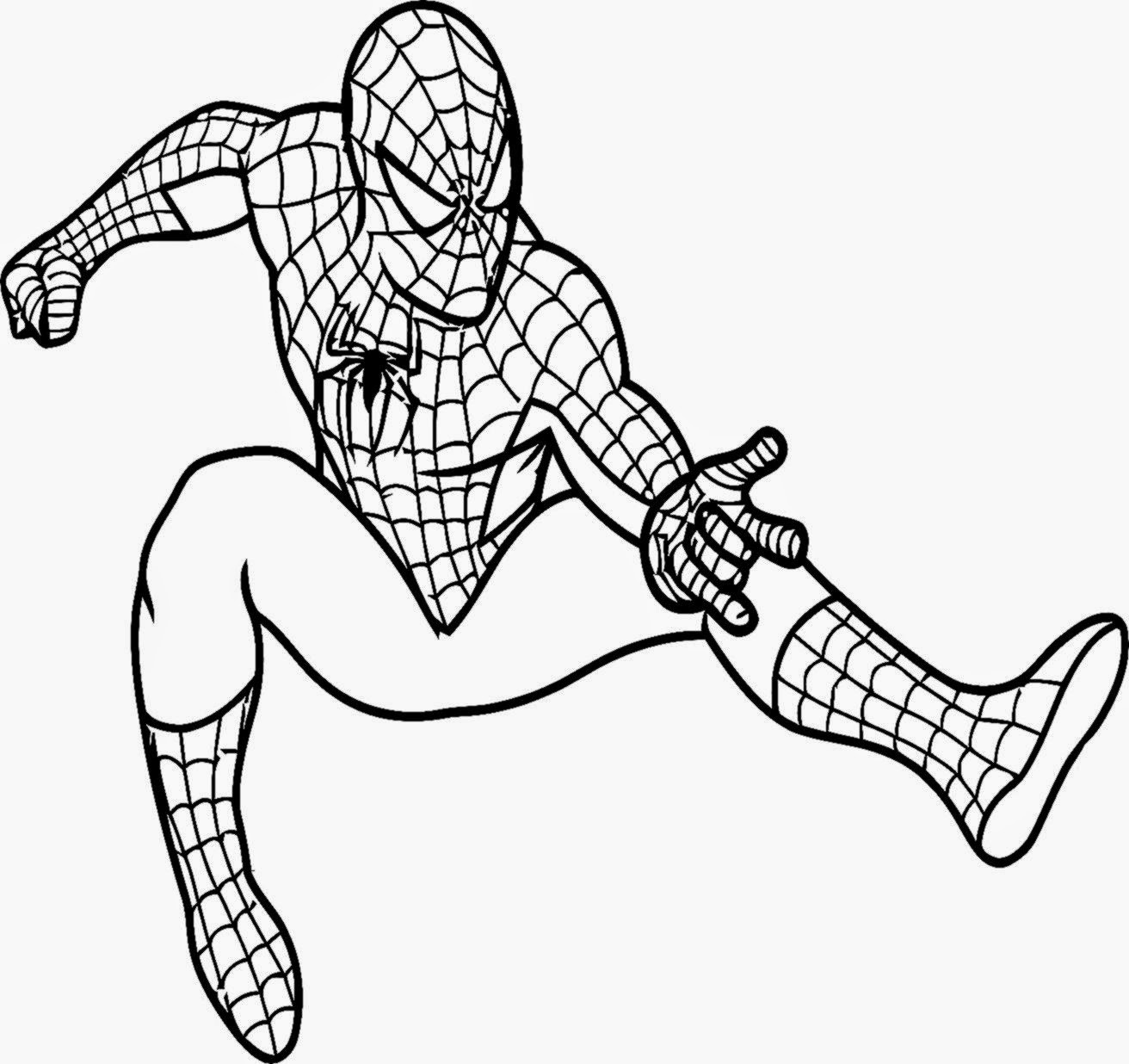 Spiderman Coloring Pages For Kids
 12 coloring pictures spiderman Print Color Craft