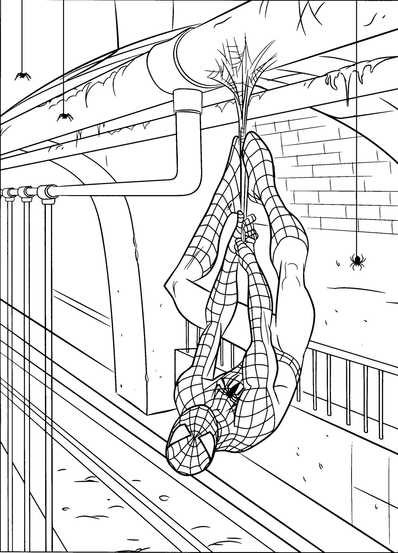 Spiderman Coloring Pages For Kids
 Spiderman Coloring Pages Coloring Pages Kidsuki