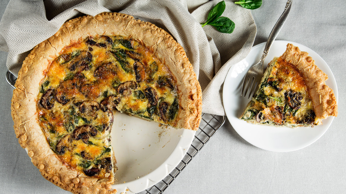 Spinach And Mushroom Quiche
 Mushroom and Spinach Quiche Recipe Ve arian Times