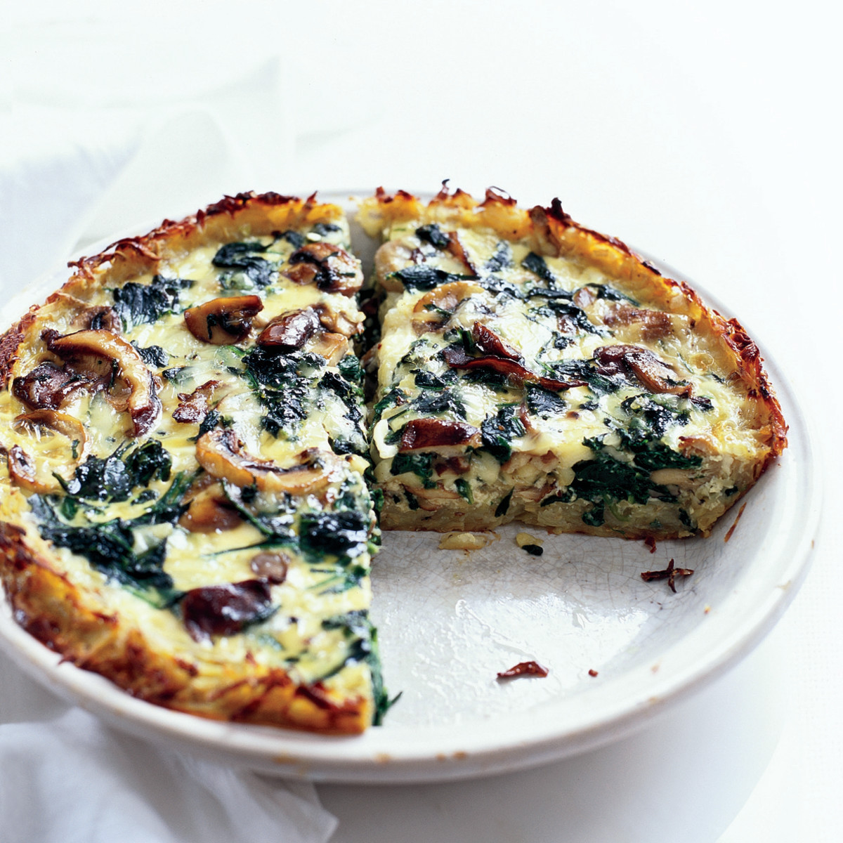 Spinach And Mushroom Quiche
 Spinach Mushroom Quiche Rachael Ray Every Day