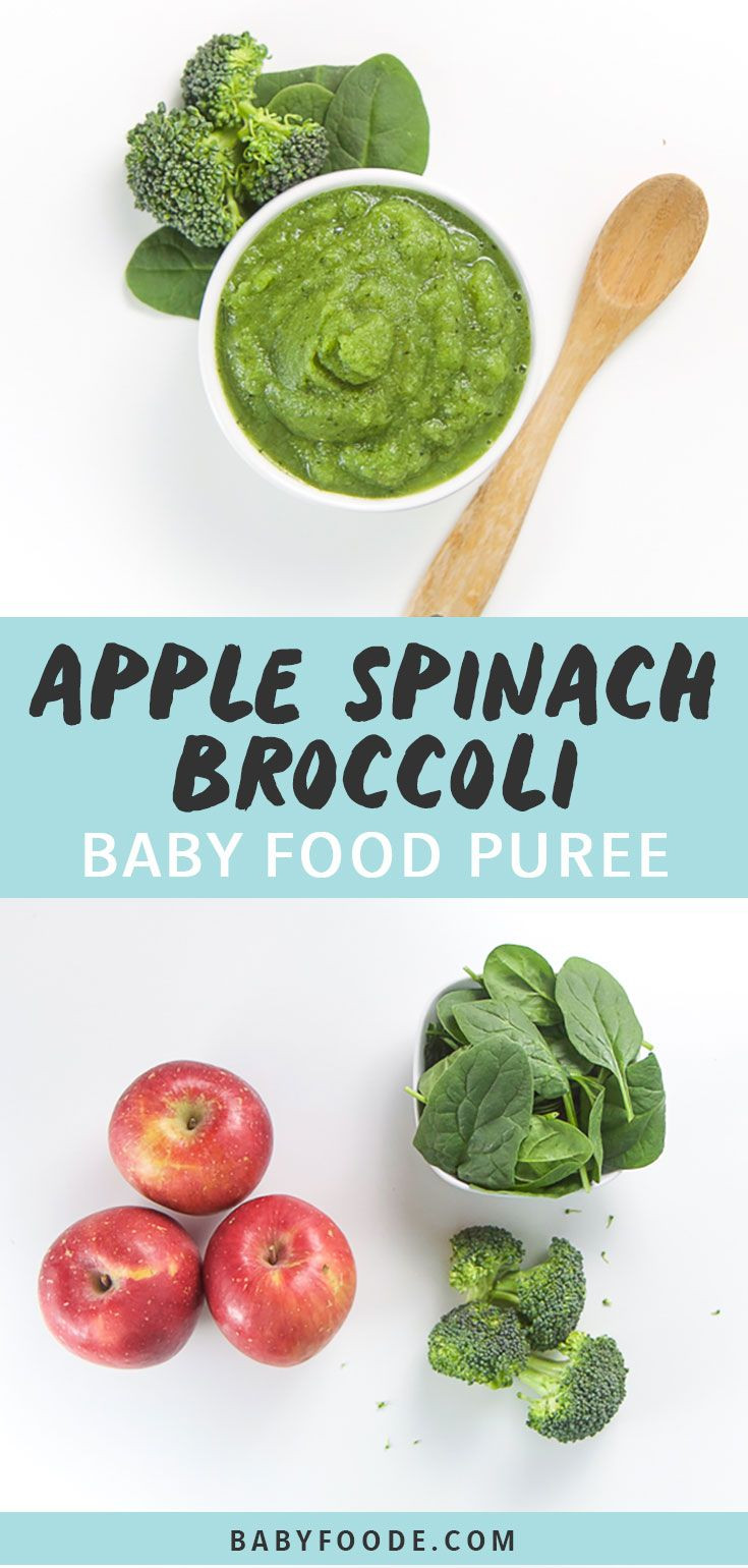 Spinach Baby Food Recipe
 Apple Spinach Broccoli Baby Food Puree Recipe