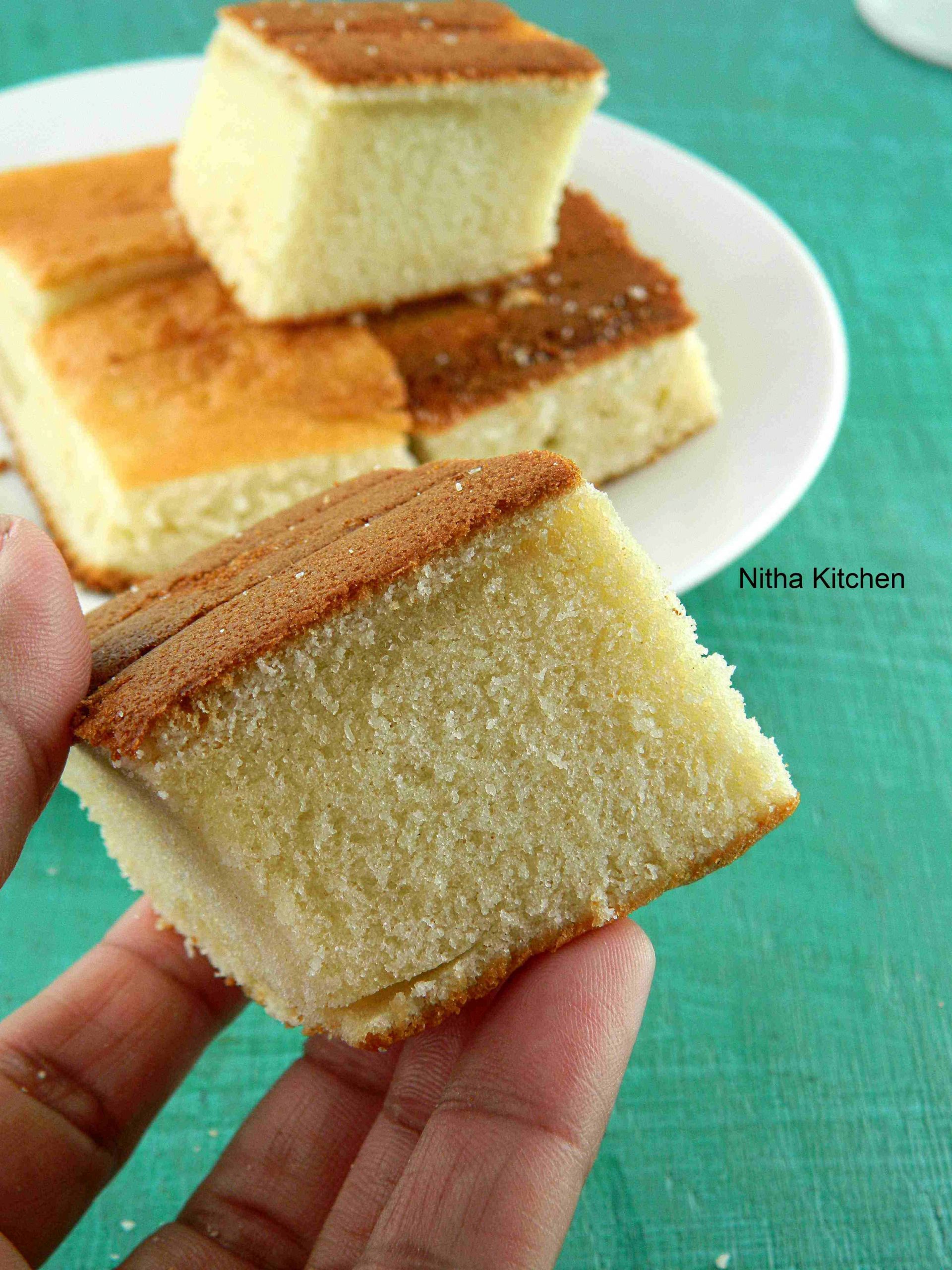 Sponge Cake Recipe Indian
 An easy to make vanilla sponge cake using hot milk cake