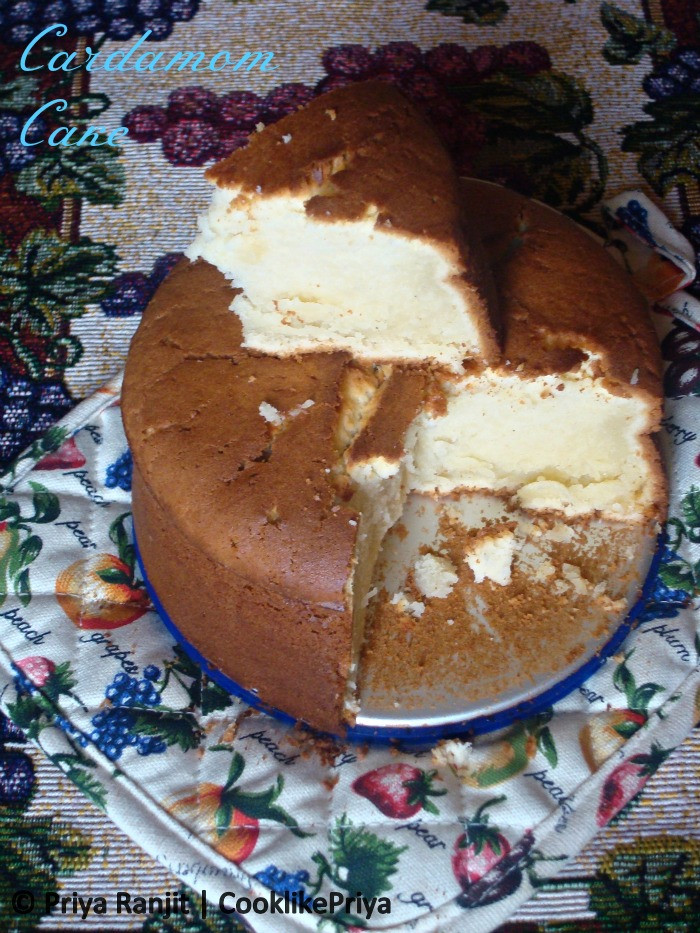 Sponge Cake Recipe Indian
 Cook like Priya Cardamom Cake Bakery style cake