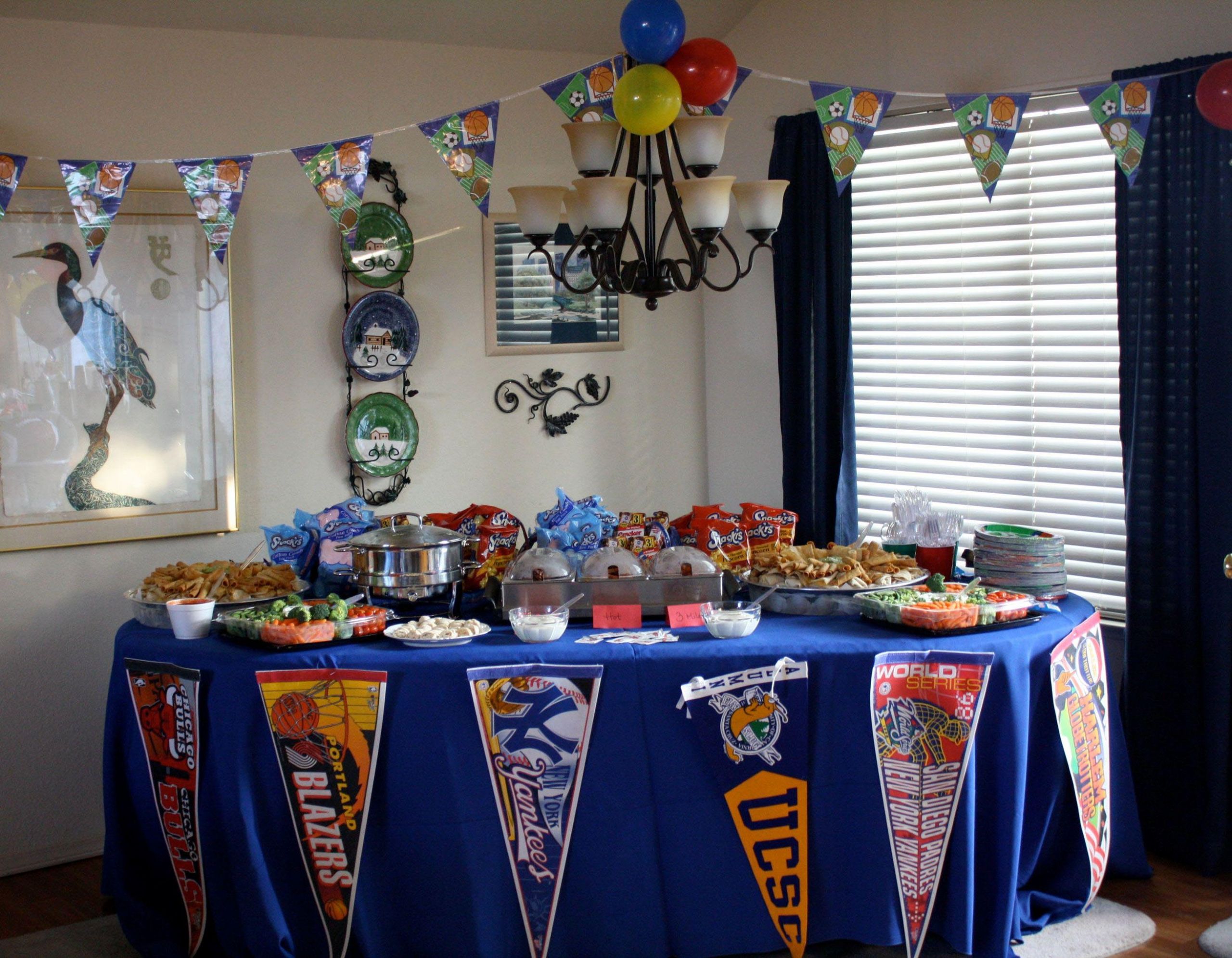 Sports Birthday Decorations
 Sports Themed First Birthday Party