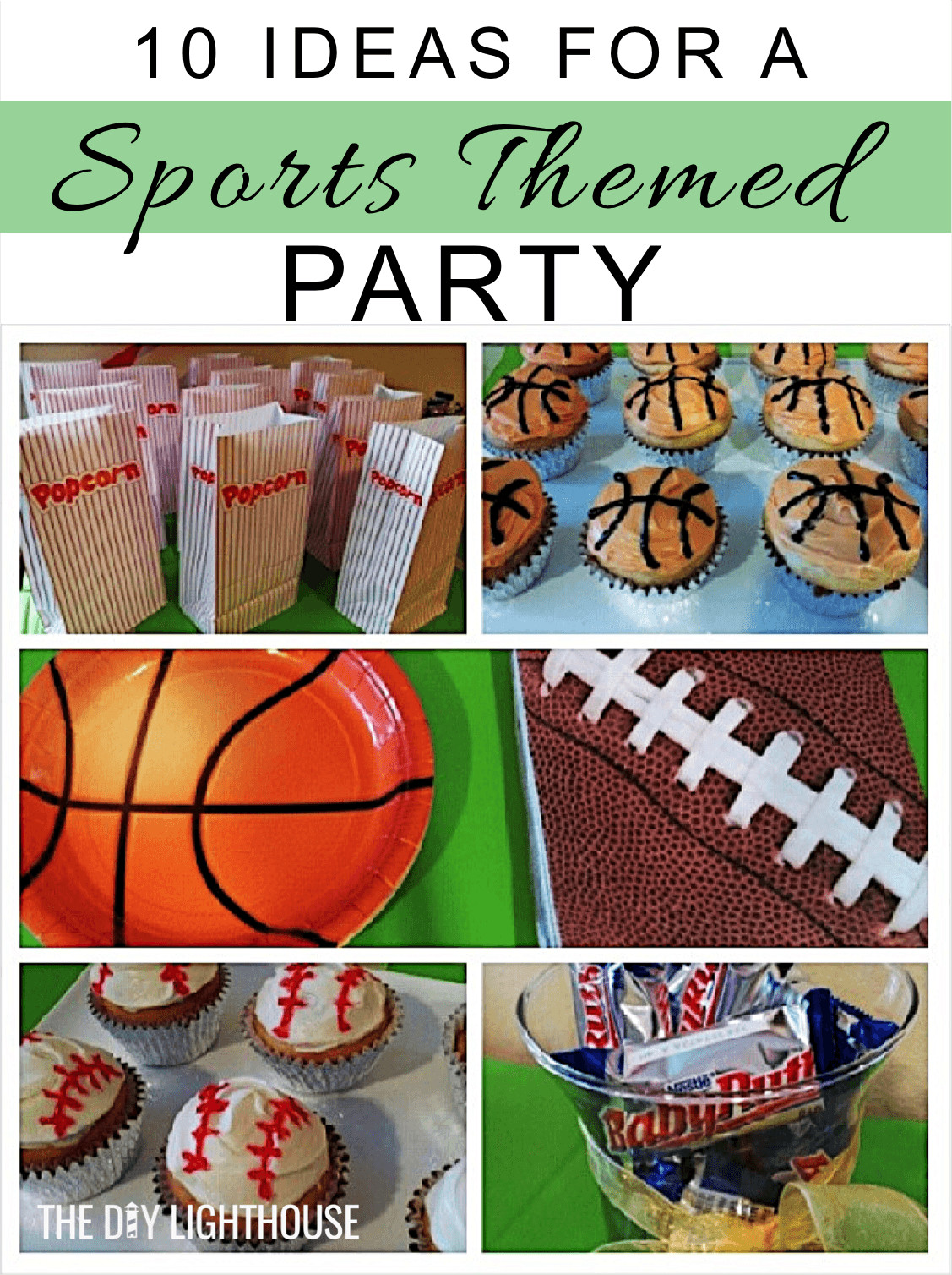 Sports Birthday Decorations
 10 Ideas for a Sports Themed Party The DIY Lighthouse