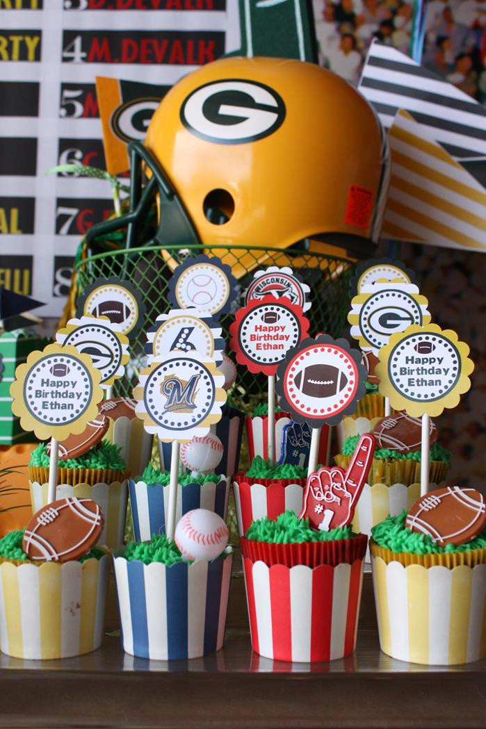 Sports Birthday Decorations
 Kara s Party Ideas Sports Party Planning Ideas Supplies