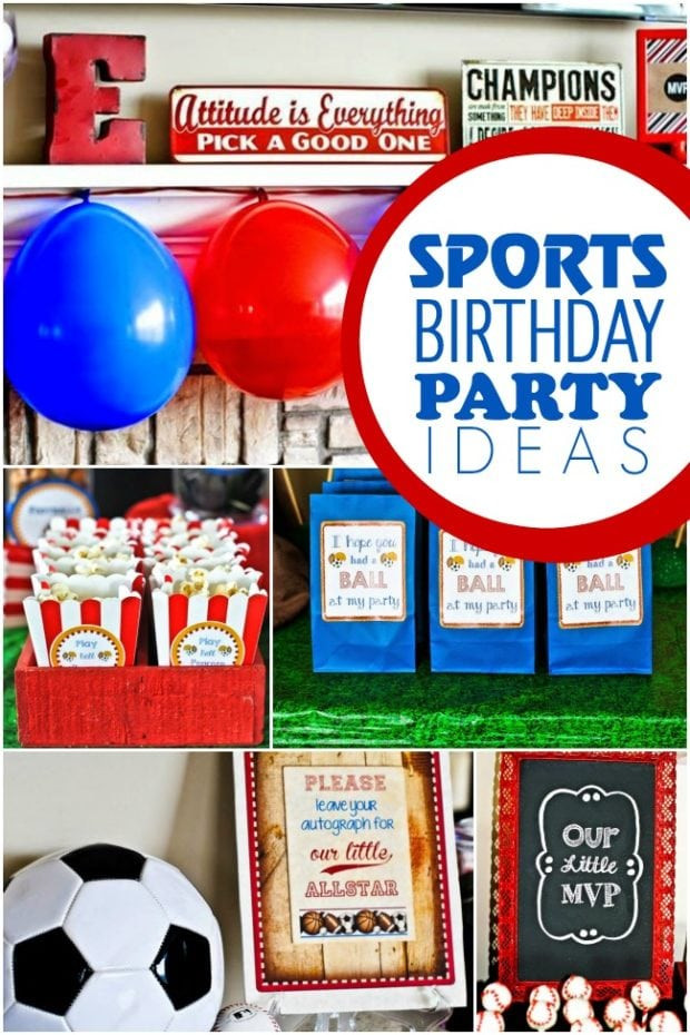 Sports Birthday Party Supplies
 A Sports Themed Boy s 1st Birthday Party