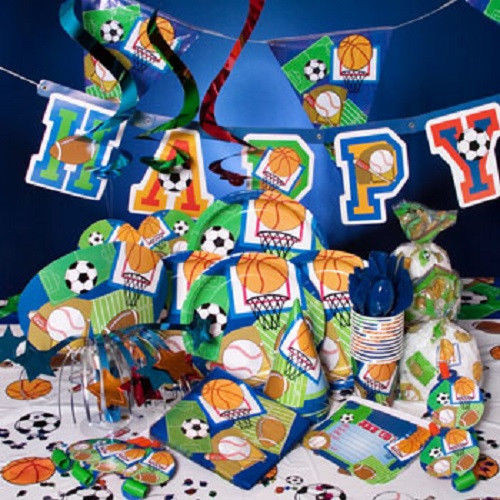 Sports Birthday Party Supplies
 All Sports Party Decoration Supplies Baseball Football