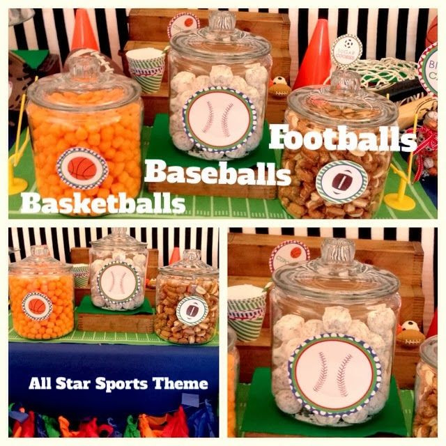 Sports Party Food Ideas
 All Star Sports party