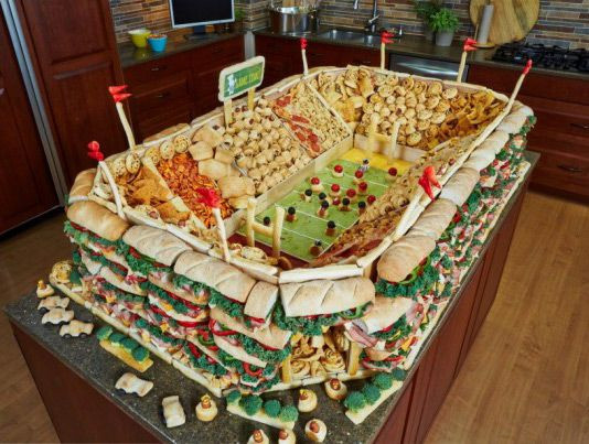 Sports Party Food Ideas
 So cool for a sports themed party Some day I will make a