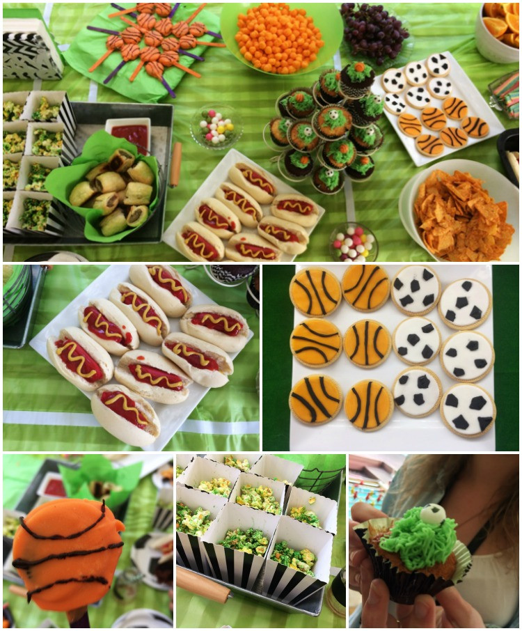 Sports Party Food Ideas
 Great Fun etc An Action Packed Sports Party with Bubble