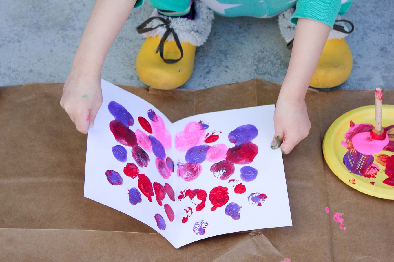 Spring Art For Toddlers
 Butterfly Spring Art Project For Kids free template