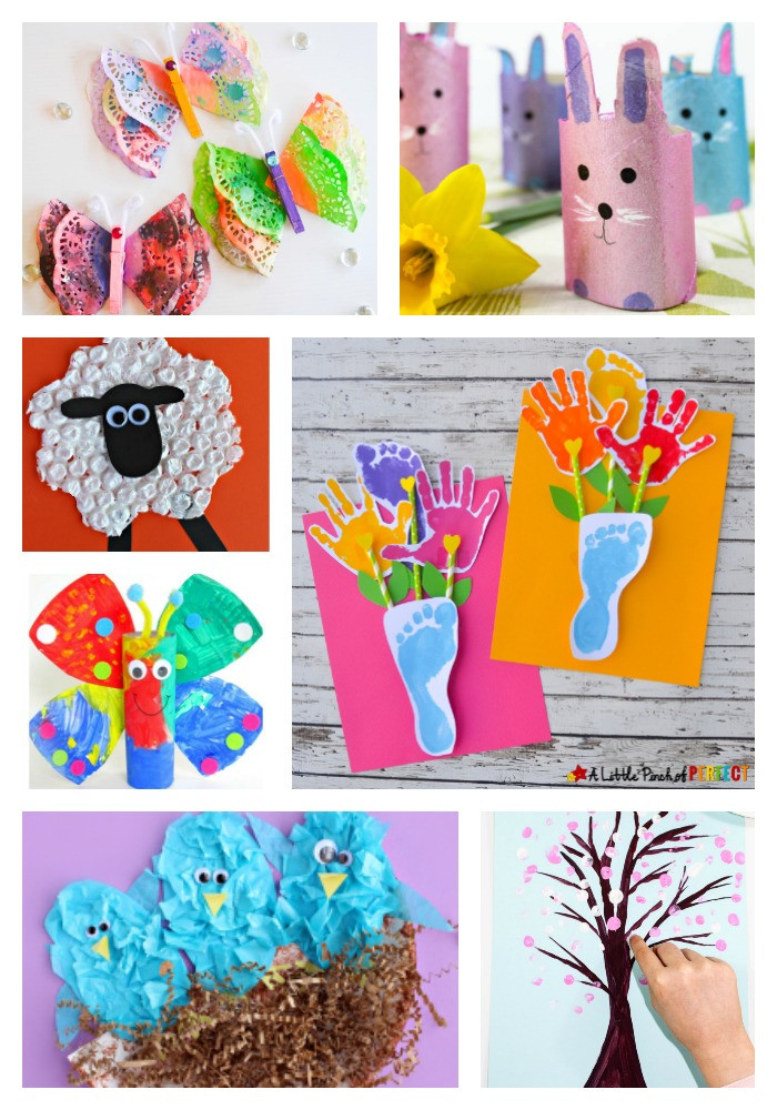 Spring Art For Toddlers
 Easy Spring Crafts for Kids