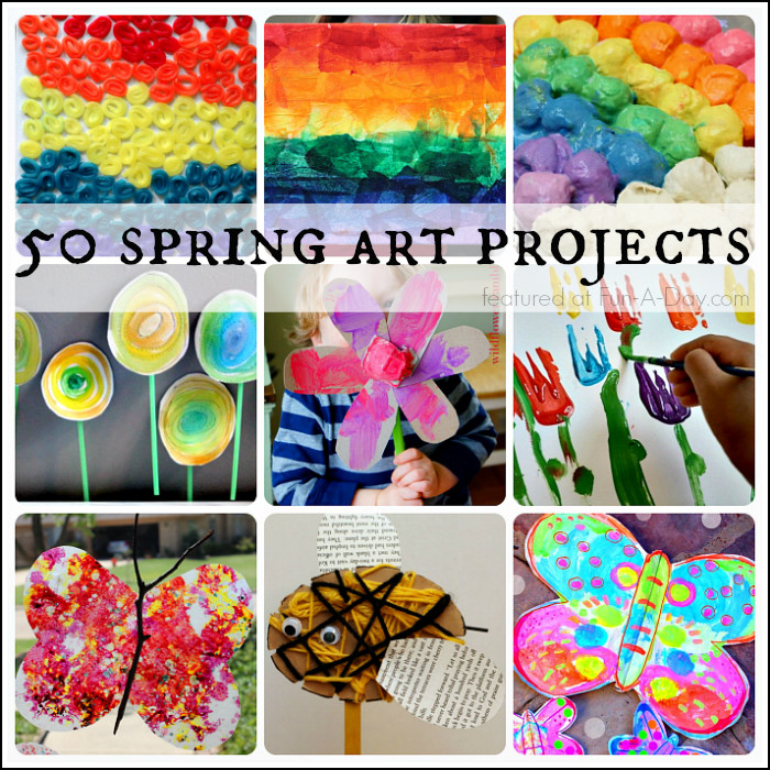 Spring Art For Toddlers
 Absolutely Beautiful Spring Art Projects for Kids to Make