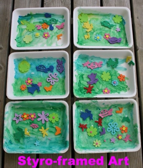 Spring Art Ideas For Toddlers
 Spring Art Project for Toddlers Styrofoam Art Happy