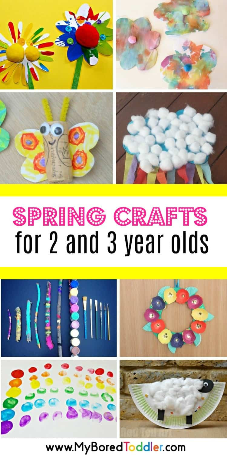 Spring Arts And Crafts For Toddlers
 Spring Crafts for 2 and 3 year olds My Bored Toddler