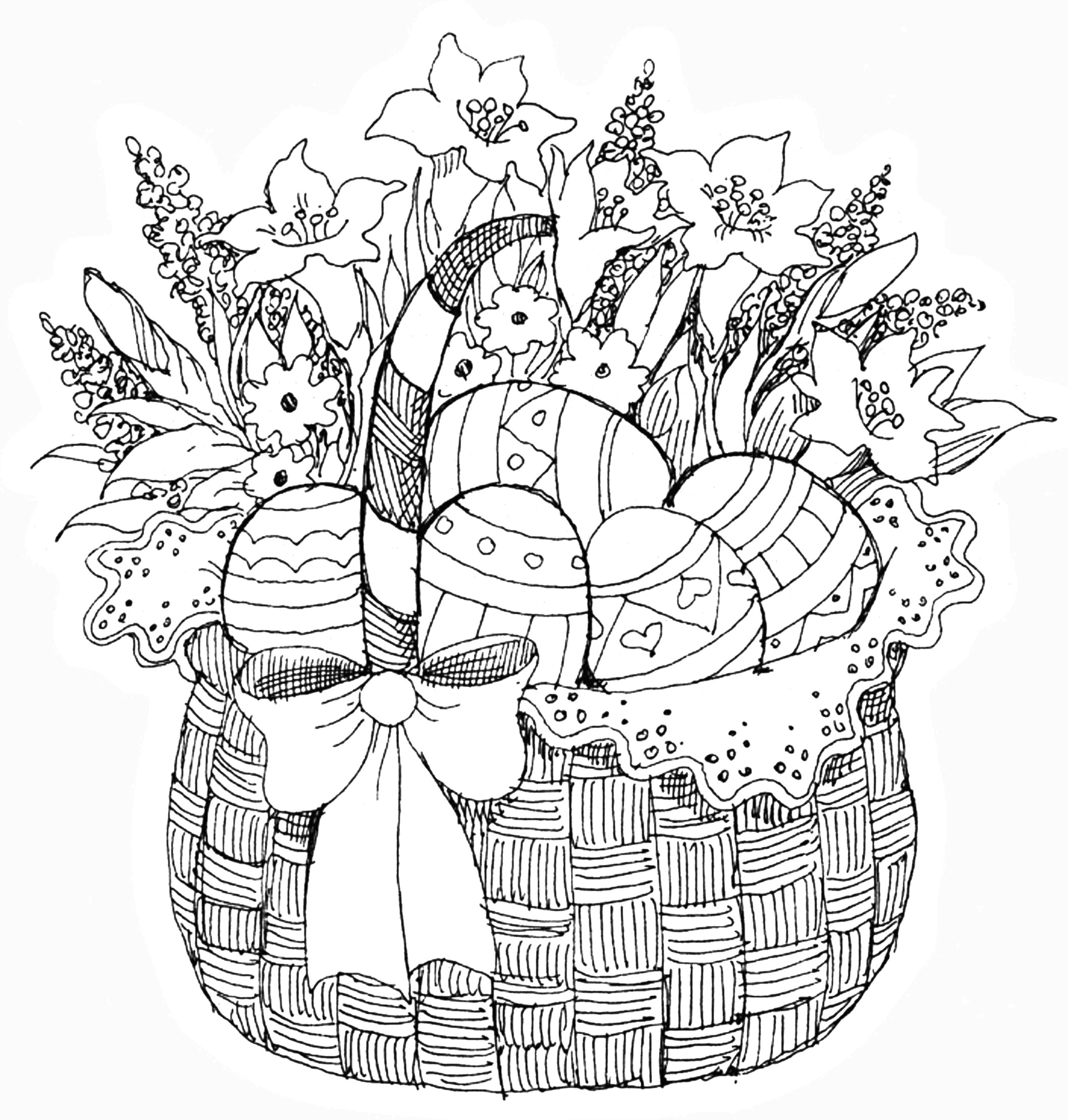 Spring Coloring Pages For Adults
 Pinterest Adult Coloring Pages Easter Coloring Pages