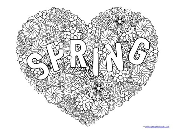 Spring Coloring Pages For Adults
 Spring Coloring Pages 1 1 1=1